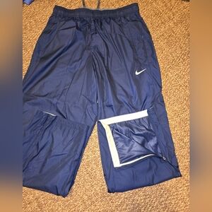 Nike Storm Fit Blue Athletic Pants with White Accents